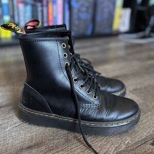 Dr. Martens Black Leather Boots